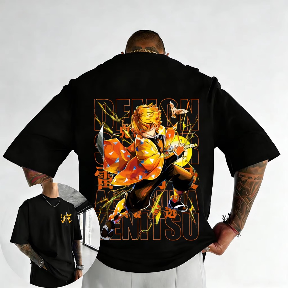 Street Fashion Of Japan - Koszulka Plus Size Demon Slayer z
