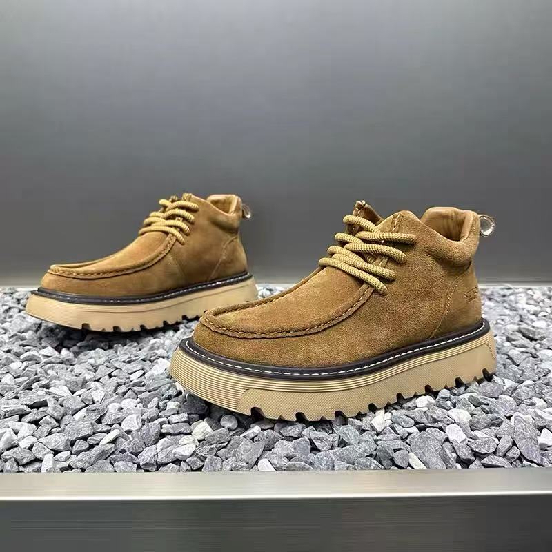 Street Fashion Designer - Męskie buty na platformie na jesień