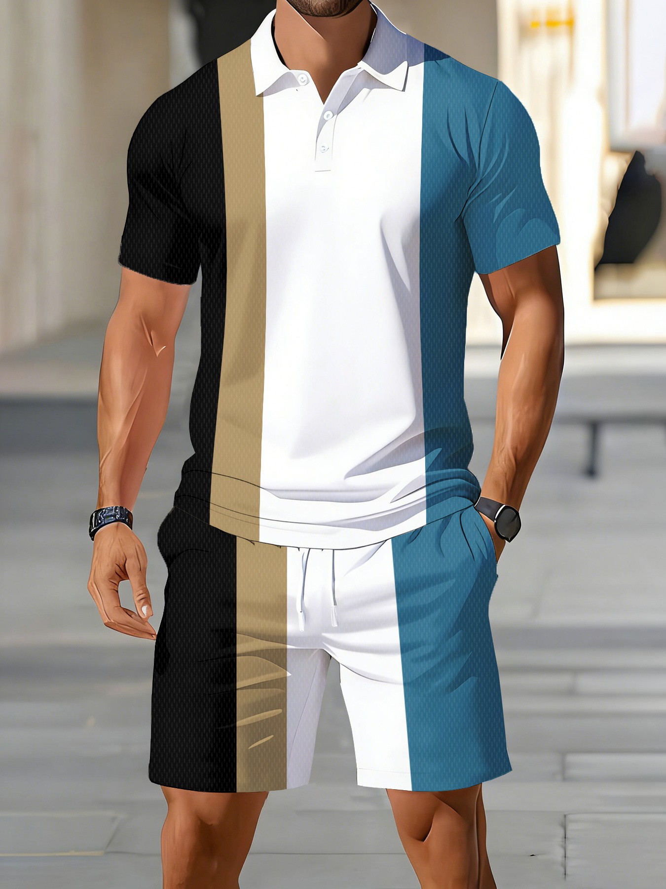 Street Fashion For 2026 - Letni zestaw męskich koszulek polo 2026
