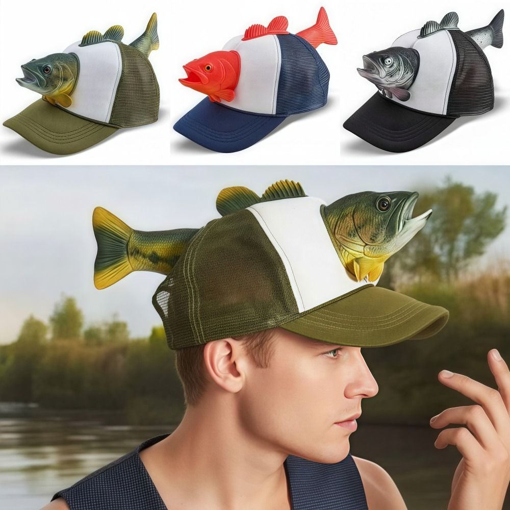 Baseball Cap Fitted - Zabawna czapka typu trucker z siatką,