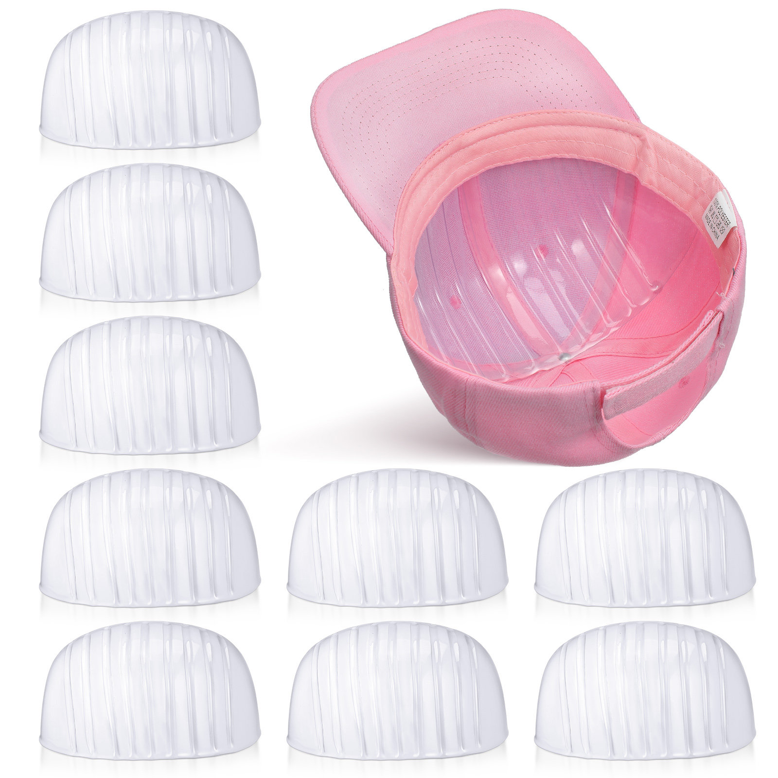 Baseball Cap Fitted - 25 szt. Dziecięce wkładki plastikowe do