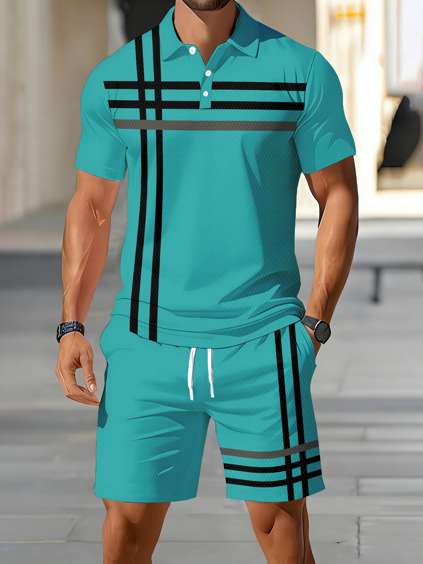 Street Fashion For 2026 - Letni zestaw męskich koszulek polo na