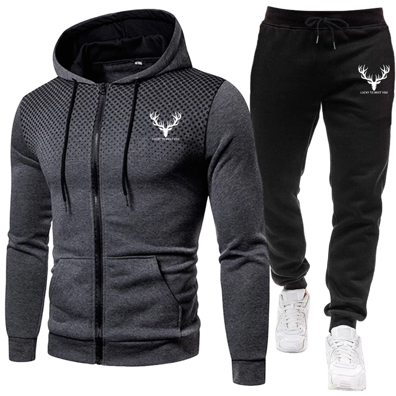 Street Fashion Hoodie - Nowy męski zestaw na sezon 2026: