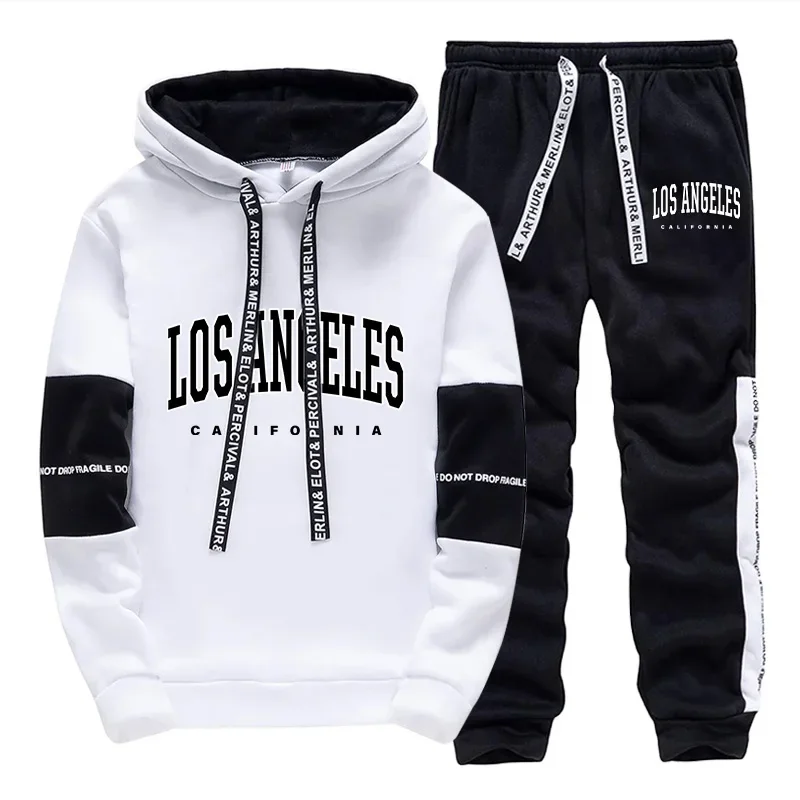Street Fashion Hoodie - Modny dres męski 2026, codzienne bluzy