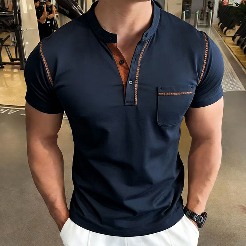 Street Fashion In China - Nowa letnia męska koszulka polo z