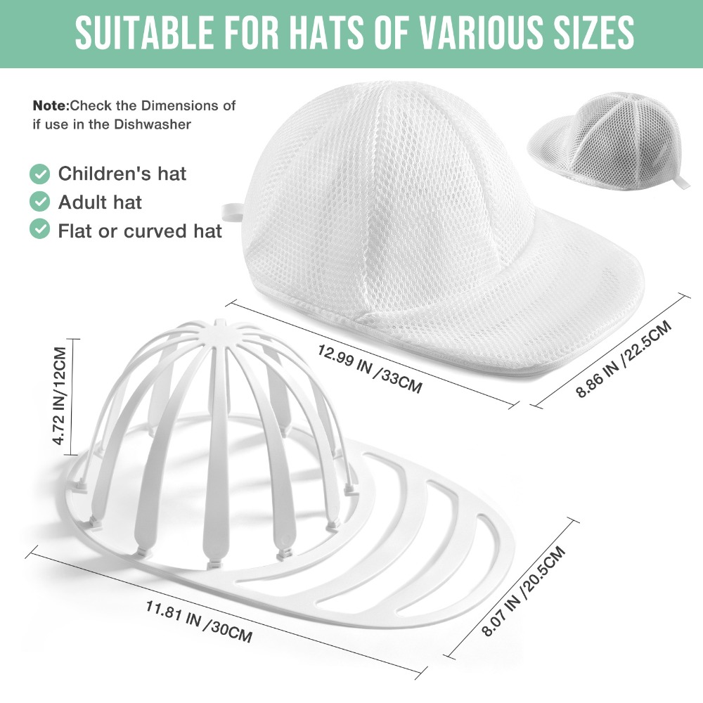 2/4 szt. Koszyk do prania czap – Baseball Cap Fitted recenzja i cena