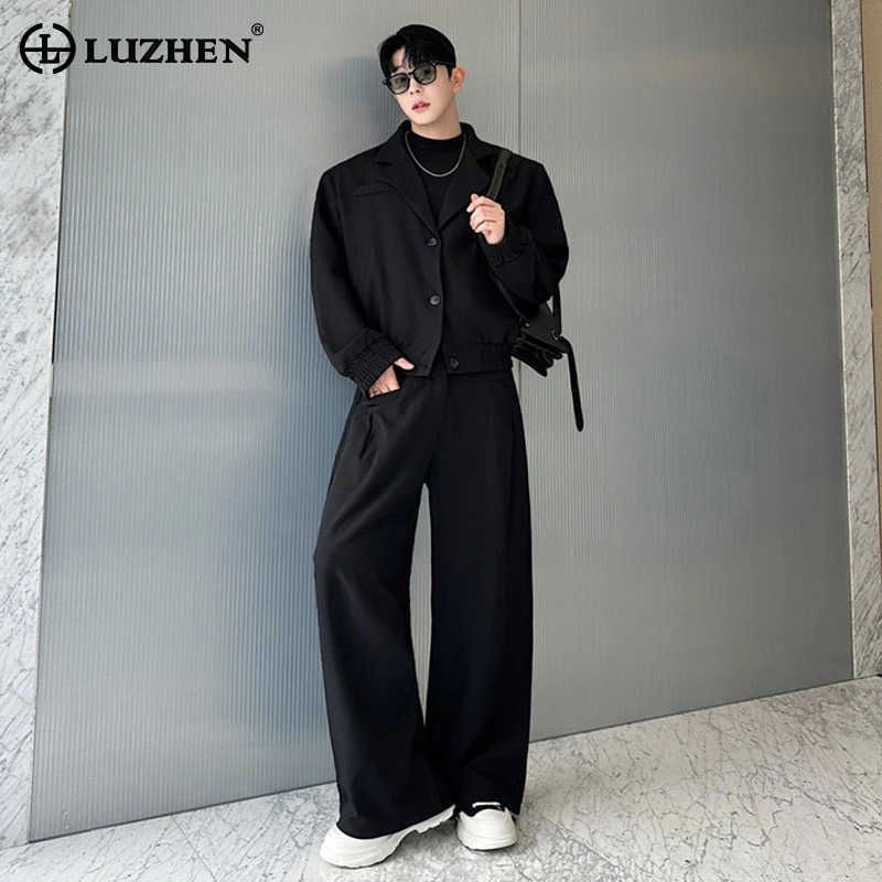 LUZHEN Wiosenna marynarka z ko – Street Fashion In China recenzja i cena