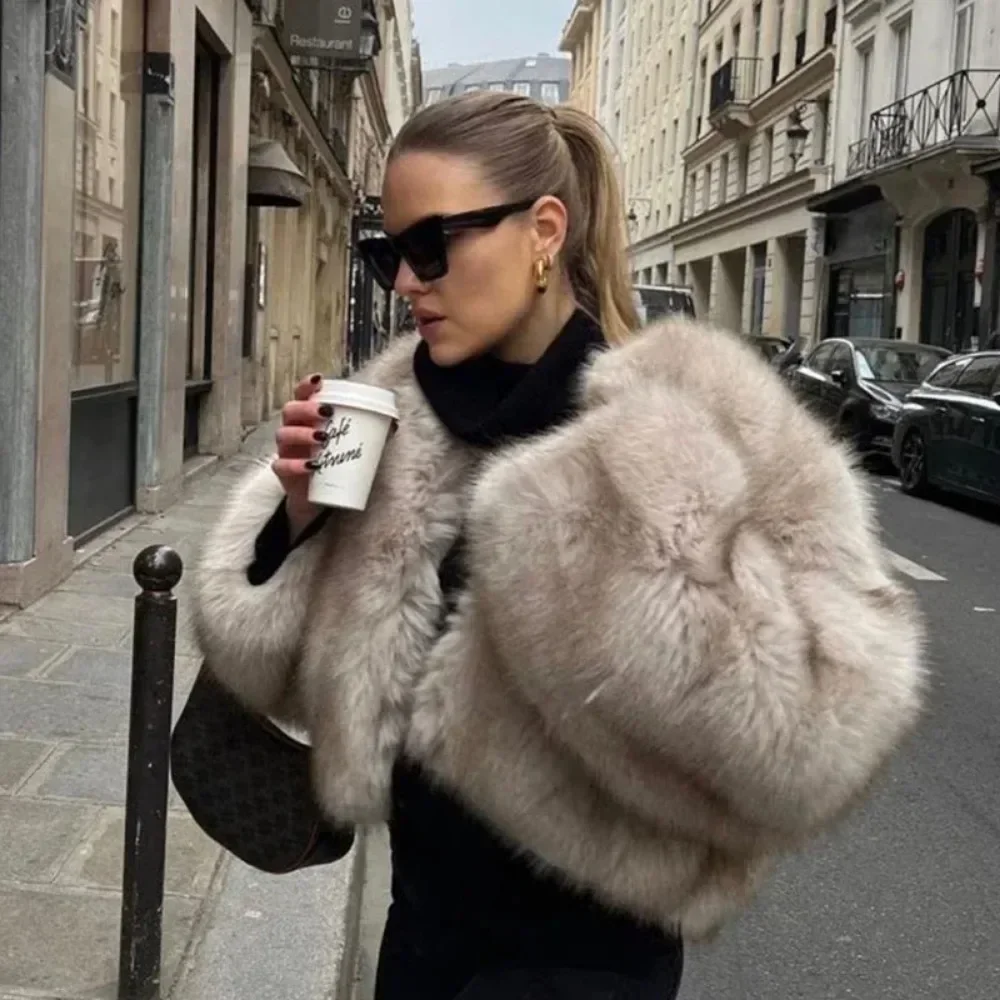 OFTBUY Kurtka ze sztucznego fu – Street Fashion Week recenzja i cena