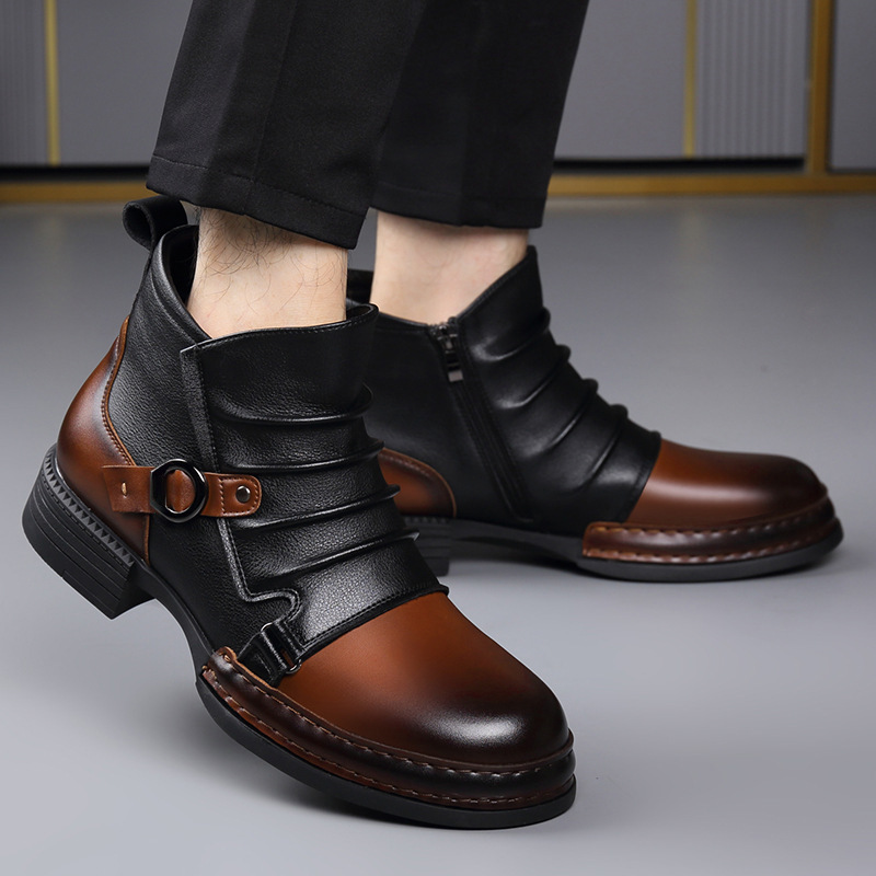 Jesienno-zimowe retro botki mę – Street Fashion Designer recenzja i cena