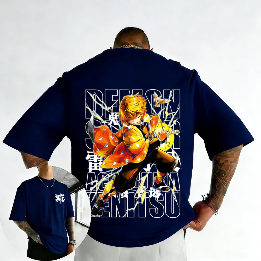 Koszulka Plus Size Demon Slaye – Street Fashion Of Japan recenzja i cena