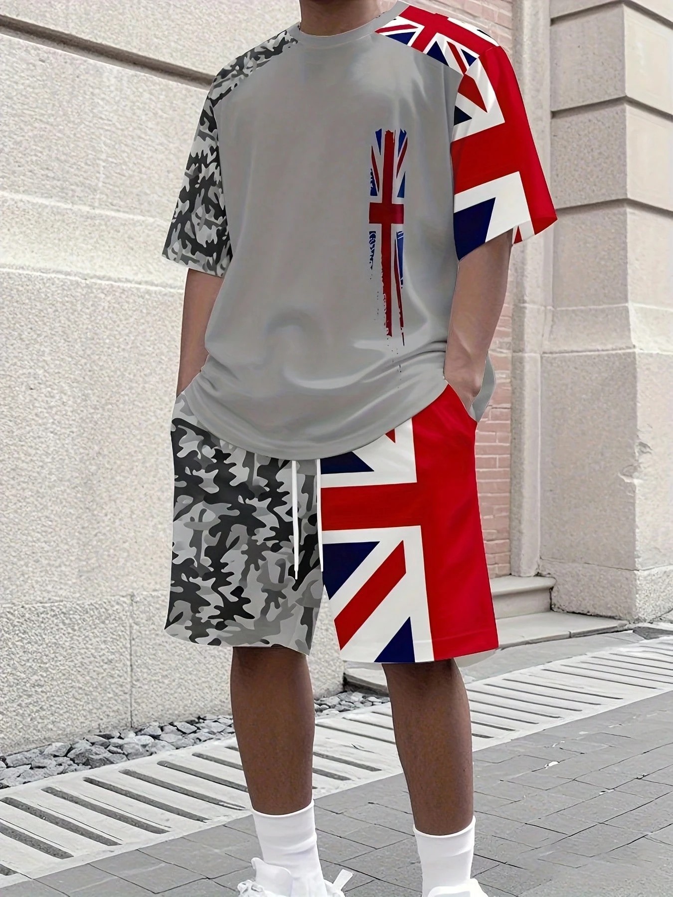 Letni męski zestaw z krótkim r – Street Fashion For 2026 recenzja i cena