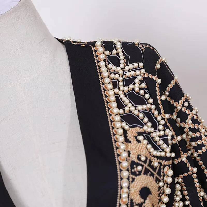 Modne marynarki z koralikami,  – Street Fashion Taiwan recenzja i cena