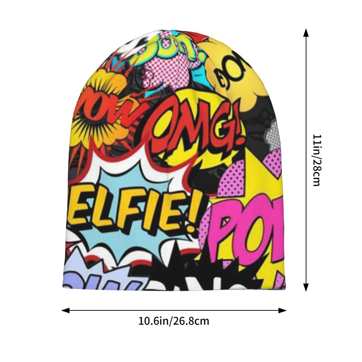 Zabawna czapka z dzianiny w st – Street Fashion Graffiti recenzja i cena