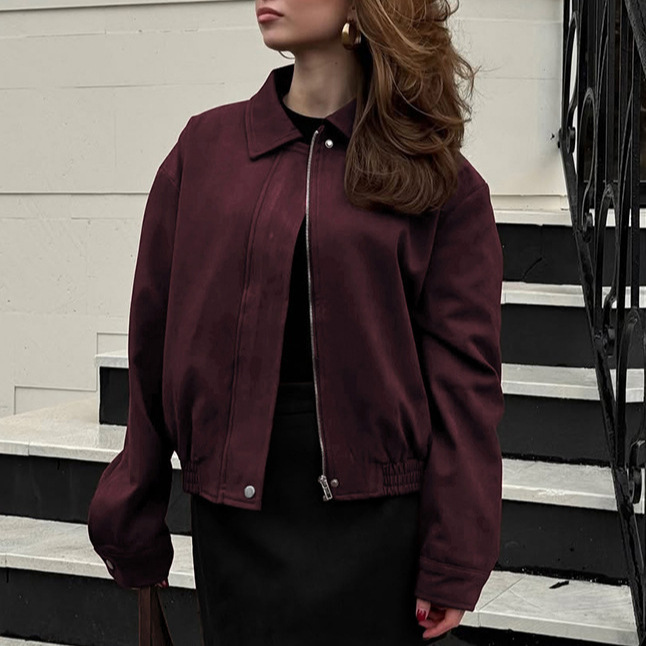 Kurtka damska zamszowa jesień- – Street Fashion Fall 2025 recenzja i cena