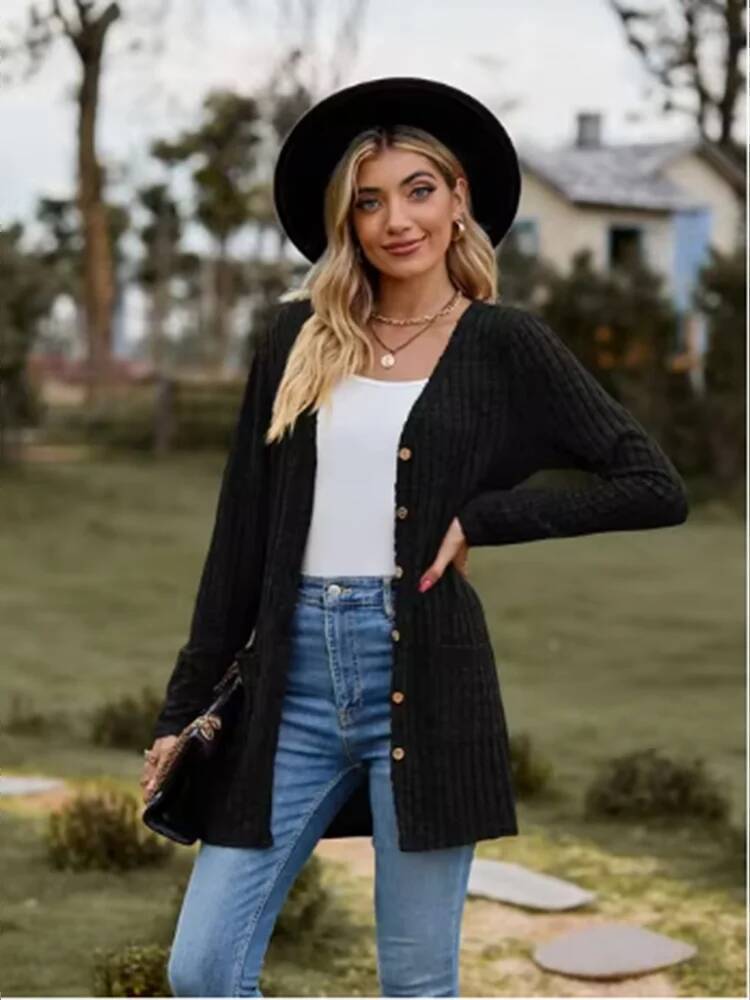 Gładka bluzka damska z długim  – Street Fashion Taiwan recenzja i cena