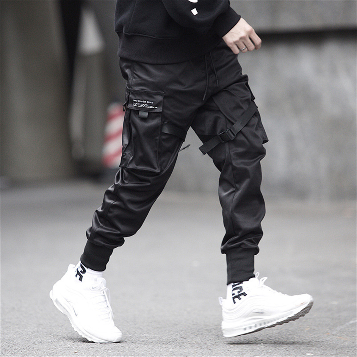Czarne spodnie Cargo w stylu h – Street Fashion Brand recenzja i cena