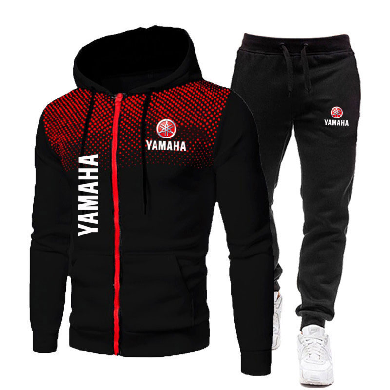 Męskie zestawy Yamaha z nadruk – Street Fashion Hoodie recenzja i cena