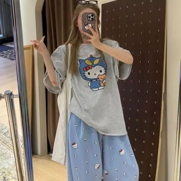 Krótki rękaw, koszulka z nadru – Street Fashion Designer recenzja i cena