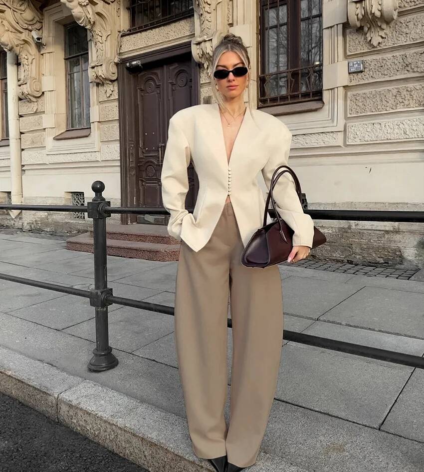 Damskie eleganckie marynarki z – Street Fashion Taiwan recenzja i cena