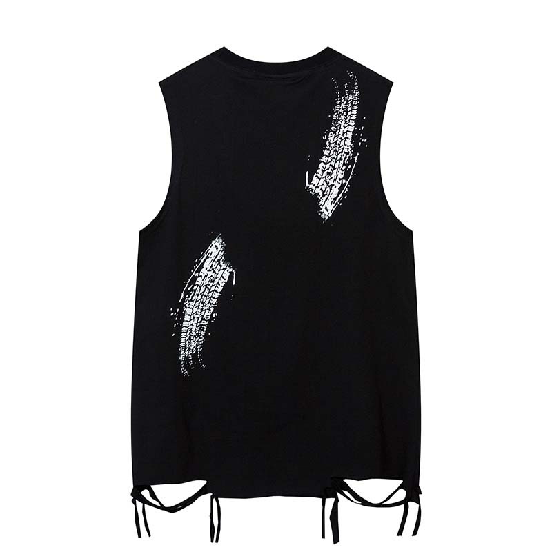 Męskie modne tank topy z graff – Street Fashion Graffiti recenzja i cena