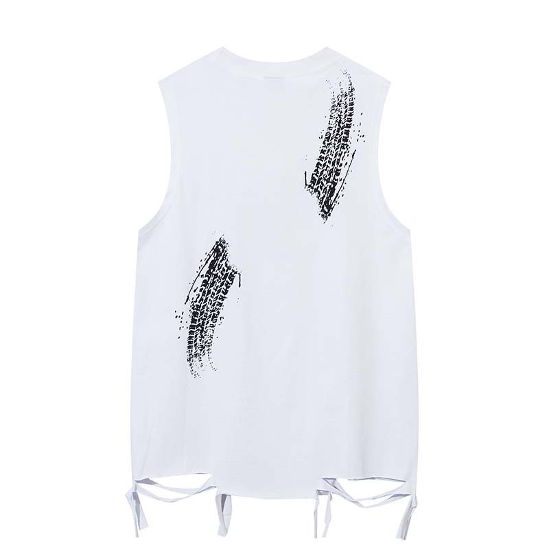 Męskie modne tank topy z graff – Street Fashion Graffiti recenzja i cena