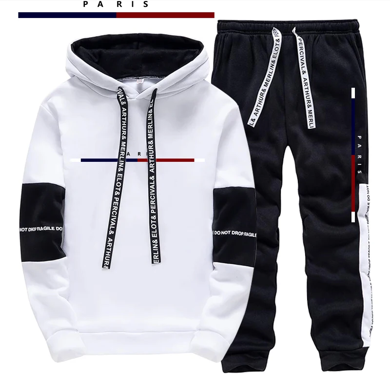 Męski zestaw z nadrukiem w sty – Street Fashion Hoodie recenzja i cena